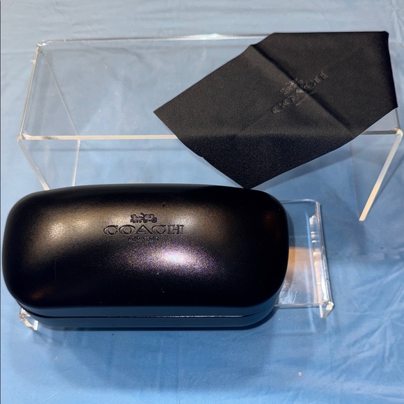 Coach Other - Coach Black Eyewear Case with Coach Cleaning Cloth